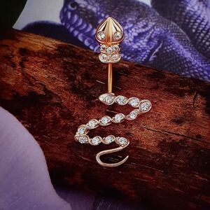 New Cocharm Body Jewelry 14G Snake New In Package